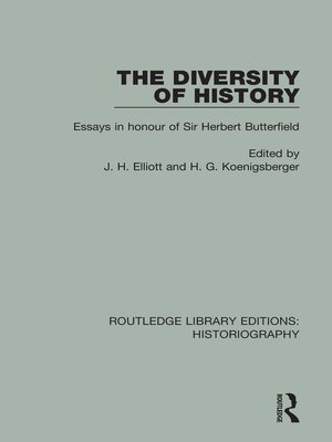 cover image of The Diversity of History